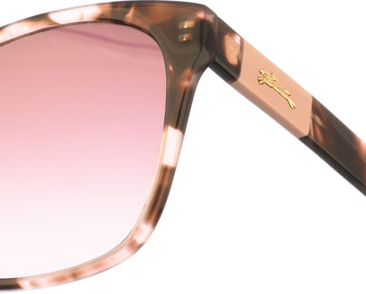 Dameszonnebril LO657S Vlindervormig Acetaat - maat Bruin