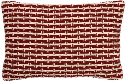 DANA - Kussenhoes van katoen Merlot 40x60 cm - rood