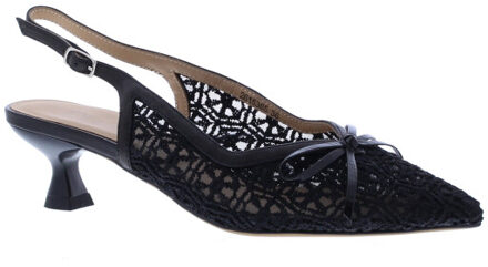 Dana slingback gaas | maat: | | dames | mesh - maat 39 Zwart
