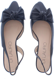 Danae strik slingback | maat: | | dames | leer - maat 37 Zwart
