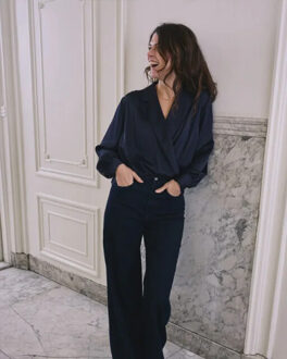 Danai top - - maat XS Blauw