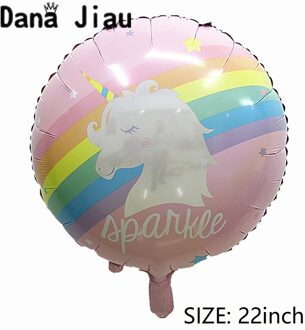 Danajiau Rainbow Cloud eenhoorn folie Ballon Verjaardagsfeestje Bruiloft Accessoires sneeuwvlok Decoratie Helium Ballonnen sunshine speelgoed 5