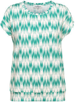 Dancing Lines T-shirt &Co Woman , Multicolor , Dames - 2Xl,Xl,M,S,3Xl