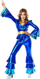 Dancing Queen Kostuum Dames Blauw