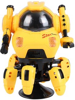 Dancing Robot Wandelen Elektronische Robot Speelgoed Met Zwaailichten Muziek Speelgoed Voor Baby #40 Игрушки