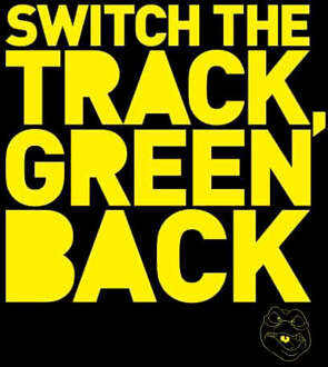 Danger Mouse Switch The Track Green Back Women's Sweatshirt - Black - 5XL - Zwart