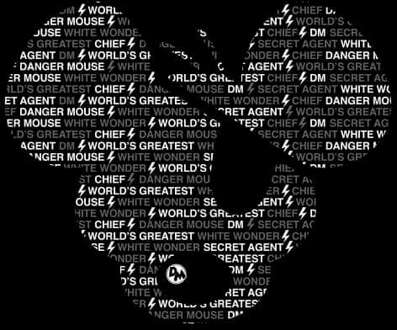 Danger Mouse Word Face Women's Sweatshirt - Black - 5XL - Zwart