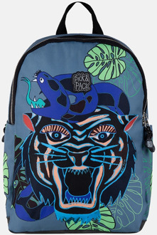 Dangerous Cat Backpack M / Jeans blue Multikleur