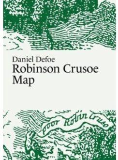 Daniel Defoe, Robinson Crusoe Map - Literary Maps Series - Martin Thelander