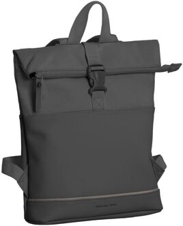 Daniel Ray Allentown Waterproof Rolltop Backpack S dark grey Grijs - H 32 x B 28 x D 8 cm