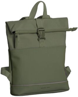Daniel Ray Allentown Waterproof Rolltop Backpack S olive Groen - H 32 x B 28 x D 8 cm