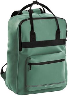 Daniel Ray Birmingham Water-Repellent laptop laptop rugzak old green Groen - H 42 x B 32 x D 14 cm