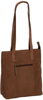 Daniel Ray Burbank Shopper Shoulderbag cognac schoudertas dames - H 40 x B 33 x D - cm