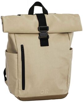 Daniel Ray Griffith Rolltop laptop laptop rugzak L beige - H 60 x B 40 x D 15 cm