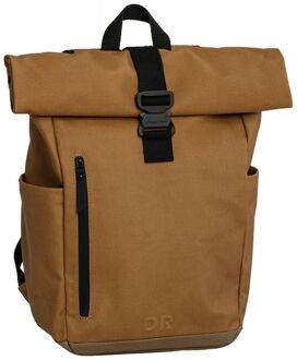 Daniel Ray Griffith Rolltop laptop laptop rugzak L khaki Groen - H 60 x B 40 x D 15 cm
