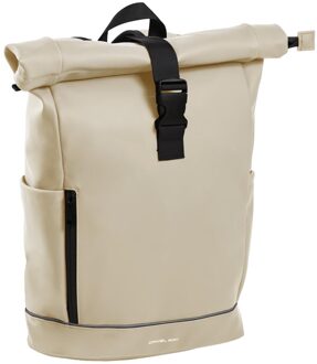 Daniel Ray Highlands Rolltop Rugtas - Laptoptas tot 15.6 inch - Beige Wit