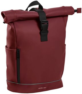 Daniel Ray Highlands Rolltop Rugtas - Laptoptas tot 15.6 inch - Burgundy Rood
