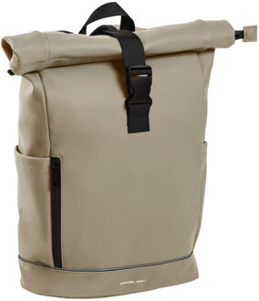 Daniel Ray Highlands Rolltop Rugtas - Laptoptas tot 15.6 inch - Khaki Bruin