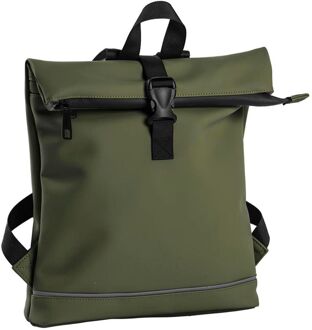 Daniel Ray Jefferson Waterafstotende Backpack S olive green Rugzak Groen - H 35 x B 27 x D 9