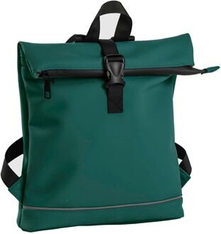 Daniel Ray Jefferson Waterproof Rolltop Backpack S petrol Blauw - H 35 x B 27 x D 9 cm