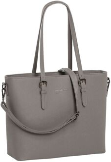 Daniel Ray Lithgow Laptop Shopper light grey damestas Grijs - H 31 x B 43 x D 14.5 cm