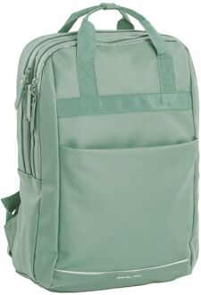 Daniel Ray Lubbock Water-Repellent laptop laptop rugzak mint green Groen - H 45 x B 30 x D 10 cm