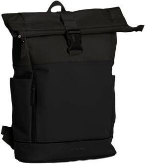 Daniel Ray Pittsburgh Water-Repellent laptop laptop rugzak black Zwart - H 40 x B 28 x D 12 cm