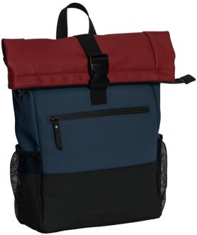 Daniel Ray Portland Rolltop laptop laptop rugzak Large burgundy-marine-black Multicolor - H 52 x B 28 x D 12 cm