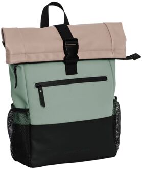 Daniel Ray Portland Rolltop laptop laptop rugzak Large kaki-green-black Multicolor - H 52 x B 28 x D 12 cm