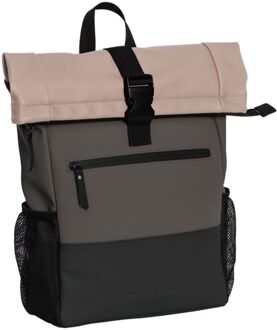Daniel Ray Portland Rolltop laptop laptop rugzak Large khaki-anthracite-black Multicolor - H 52 x B 28 x D 12 cm