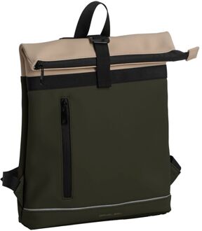 Daniel Ray Seattle Waterproof Rolltop Backpack moss green Groen - H 40 x B 27 x D 9 cm