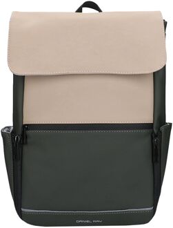 Daniel Ray Tacoma Water-Repellent Backpack moss green/khaki Groen - H 35 x B 27 x D 14 cm