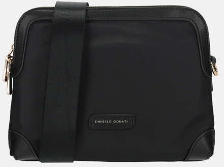 Daniele Donati crossbody tas black Zwart
