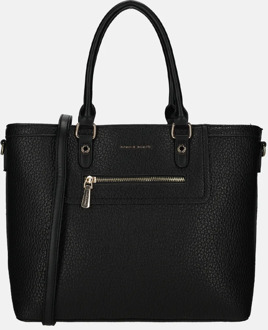 Daniele Donati handtas M black Zwart