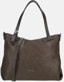 Daniele Donati handtas M dark brown Bruin