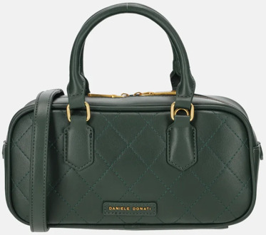 Daniele Donati handtas stiksels dark green Groen