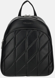 Daniele Donati rugzak doorstikt black Zwart - No Size