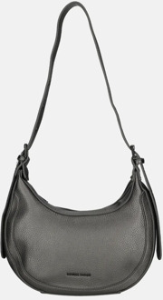 Daniele Donati schoudertas grey metallic Grijs