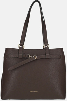 Daniele Donati shopper dark brown Bruin