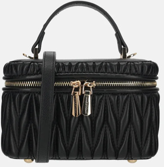 Daniele Donati Tonnetje smocked handtas black Zwart