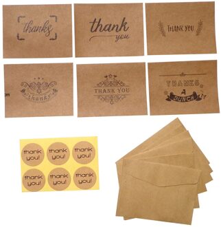 Dank Je Kaart Wenskaart Boodschap Kaart Dank Je Kaart Mini Card Envelop Wenskaart Envelop Dank U Sticker