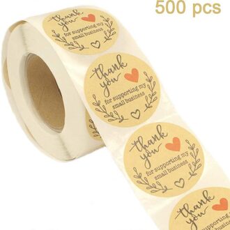 Dank U Stickers, Diy Tool Roll, Hart Woorden Gedrukt Business Verpakking Tassen Wedding Party Envelop Decoratie