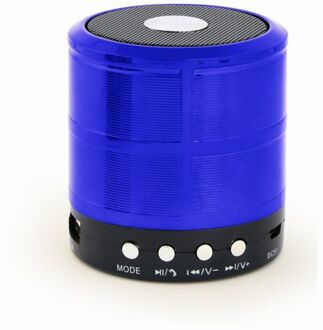 Dankzij de draagbare Bluetooth®-luidsprekers GEMBIRD SPK-BT-08-B Zwart/Blauw 3 W 4 W