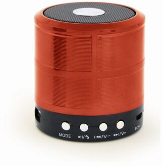 Dankzij de draagbare Bluetooth®-luidsprekers GEMBIRD SPK-BT-08-R