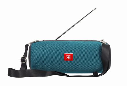 Dankzij de draagbare Bluetooth®-luidsprekers GEMBIRD SPK-BT-17-G Groen Blauw