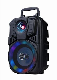 Dankzij de draagbare Bluetooth®-luidsprekers GEMBIRD SPK-BT-LED-01 Zwart