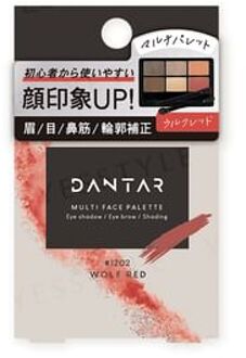 DANTAR Multi Face Palette Wolf Red 1 pc