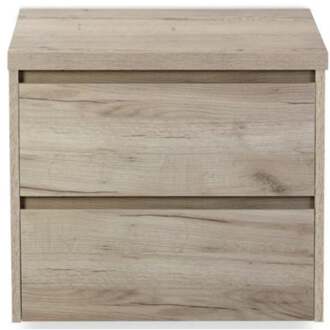 Dante Badmeubelset 60 cm - Craft Oak - Wastafelbovenblad