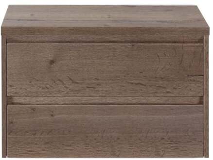 Dante Badmeubelset 80 cm - Tabacco - Wastafelbovenblad