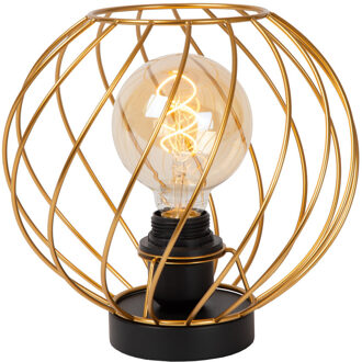 DANZA Tafellamp 1xE27 - Mat Goud | Messing